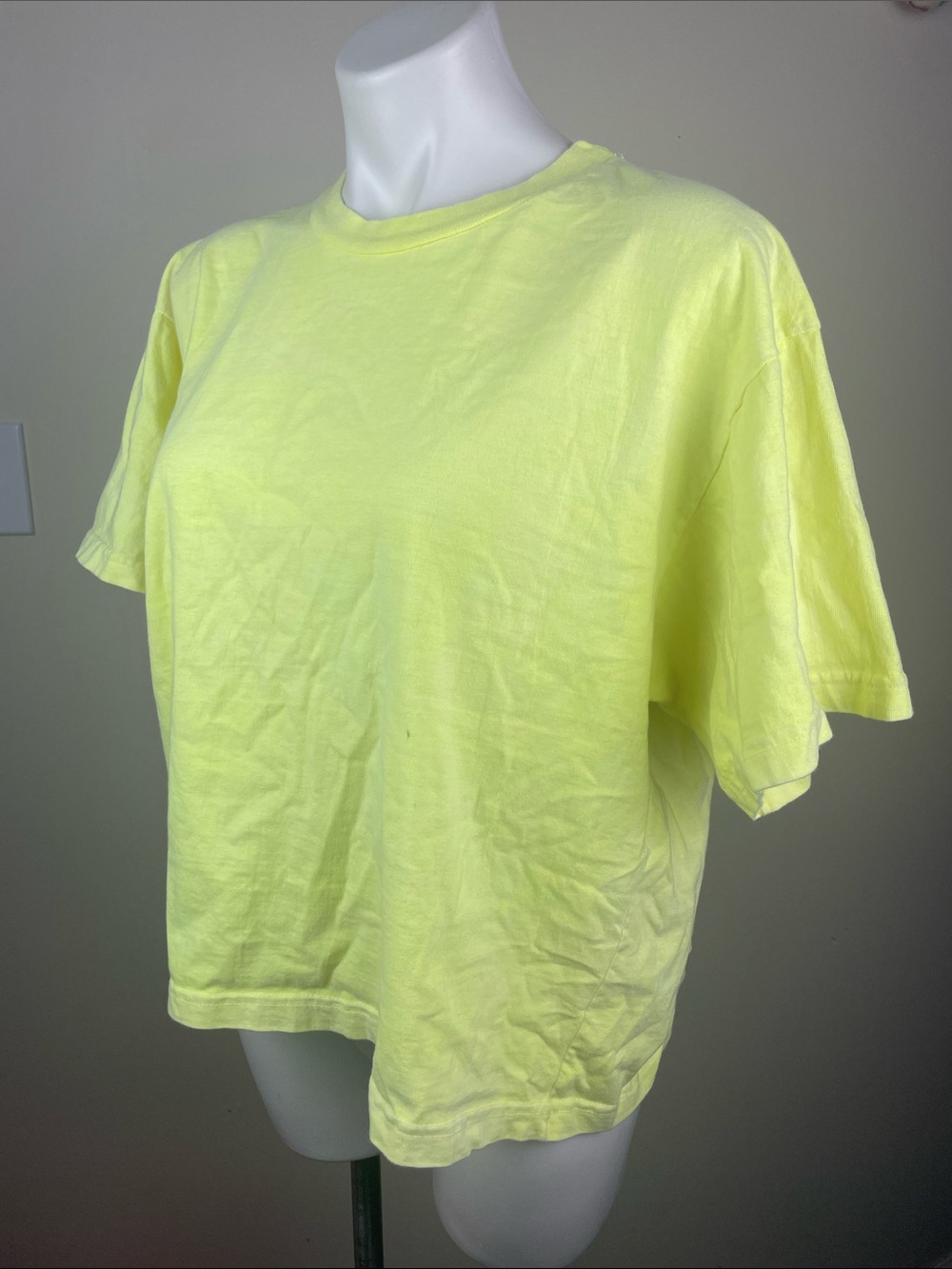 B.E.S.T. Authentic Oversized Vintage Boxy 90's Tee Neon Yellow